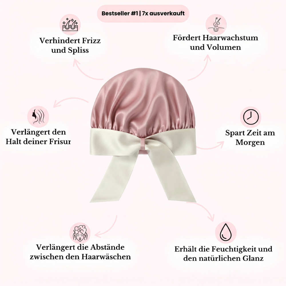 Deluxe Seiden Schlafhaube
