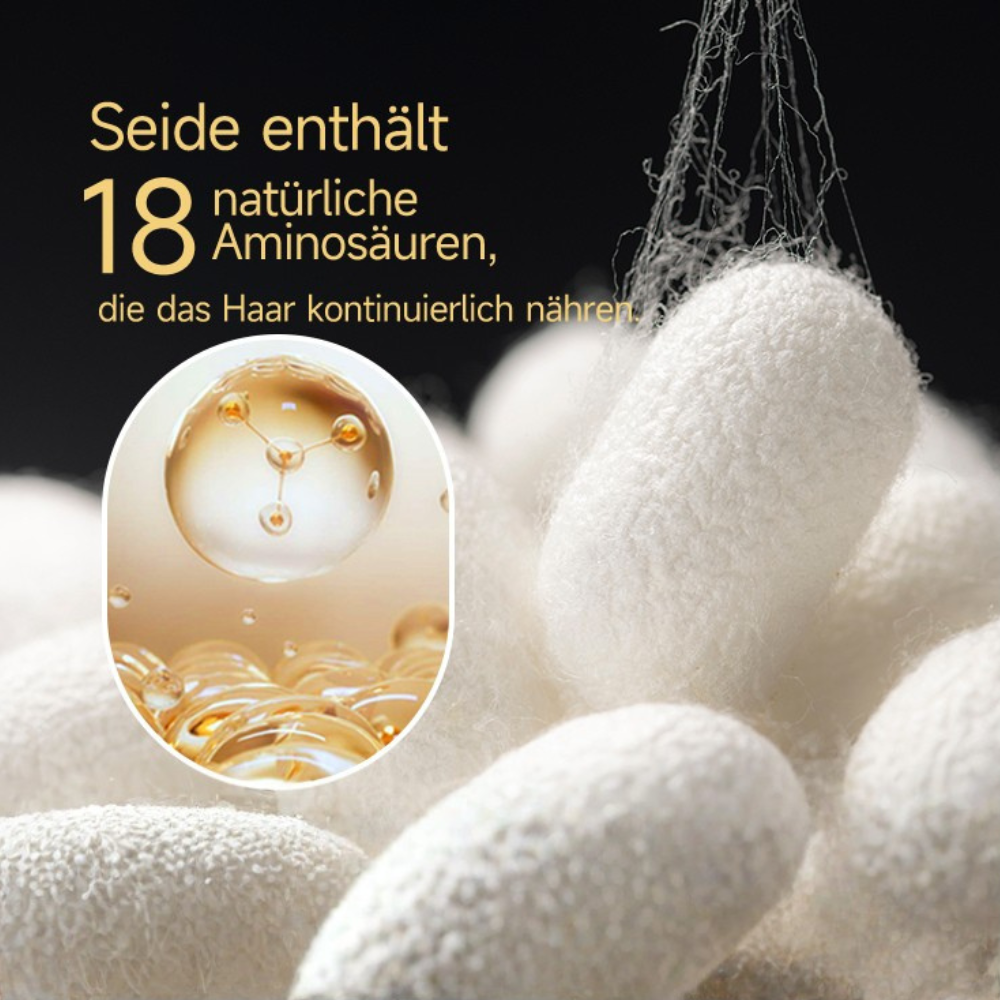 Längerfrisch Seiden Schlafhaube "Schleife"