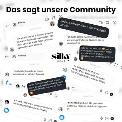 Längerfrisch Seidenbezug