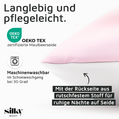 Seidenbezug passend für ergonomisches Kissen