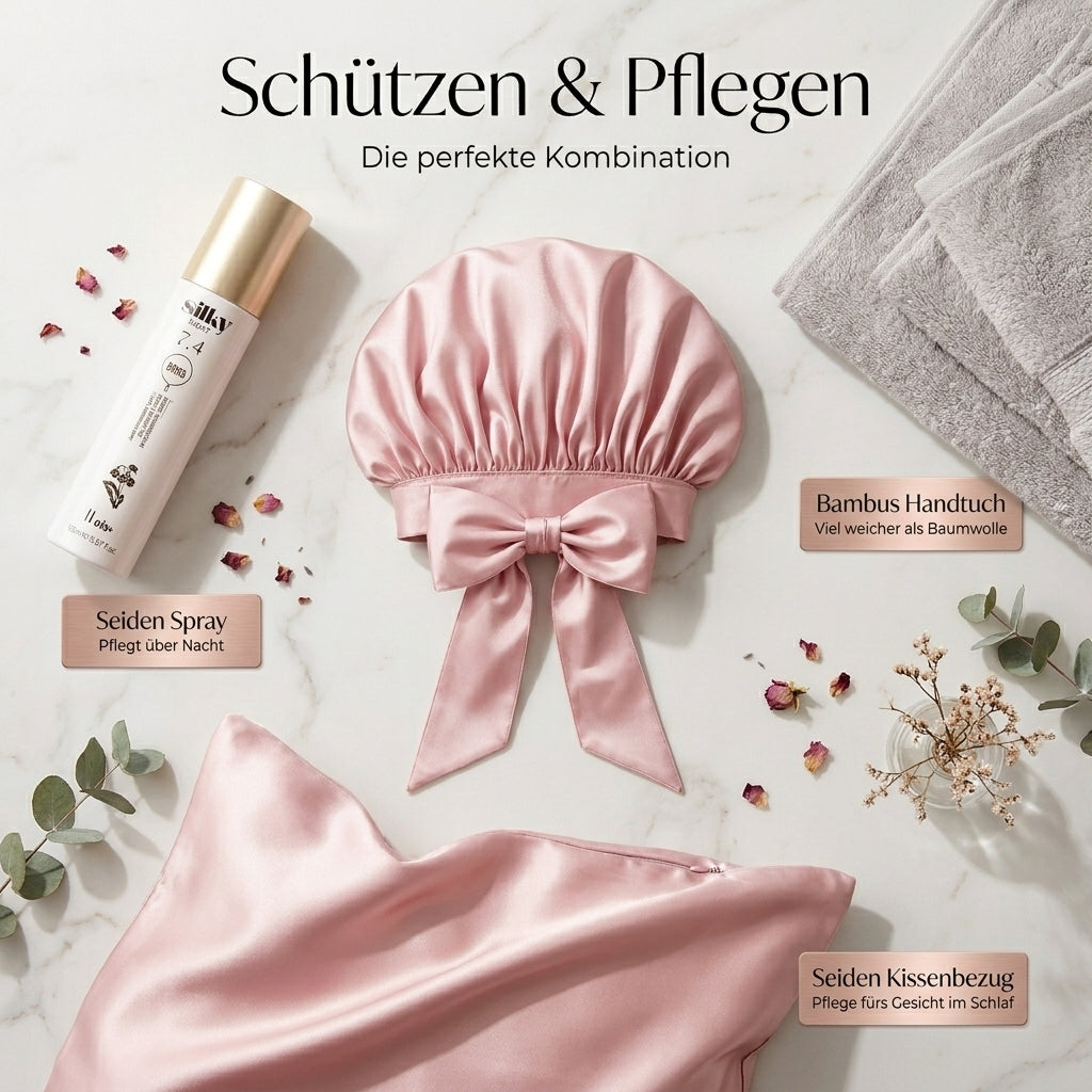 CurlShield – Seiden-Schlafhaube für Locken | OEKO-TEX®